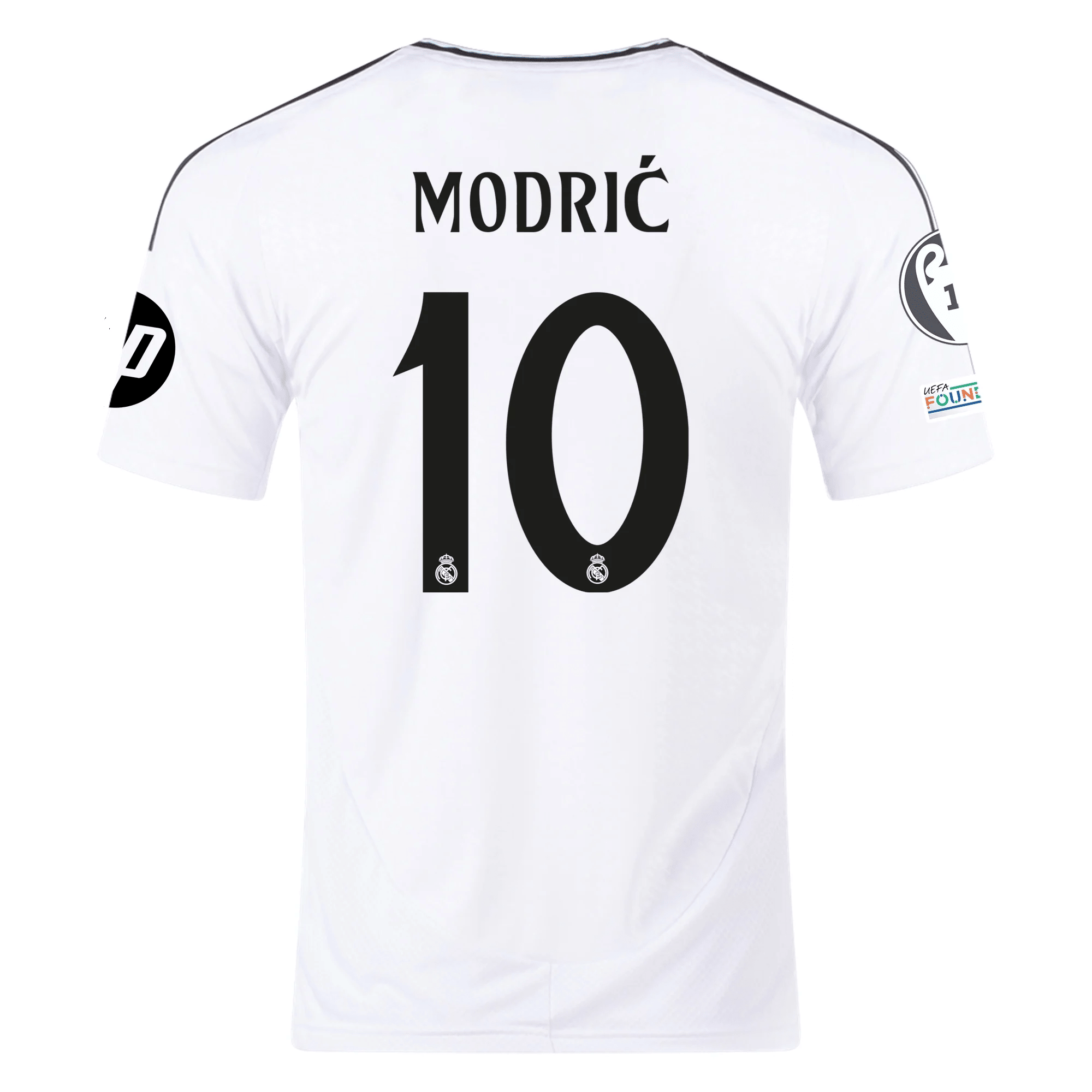 adidas Real Madrid Luka Modric Home Jersey 24/25 w/ Champions League P