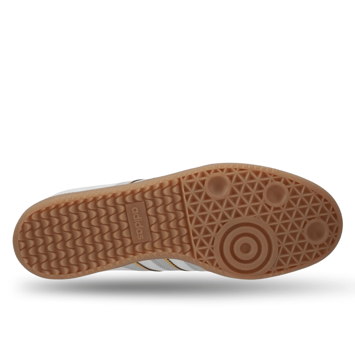 adidas Real Madrid Samba Indoor Soccer Shoes (White/Grey/Gum) | SoccerWearhouse