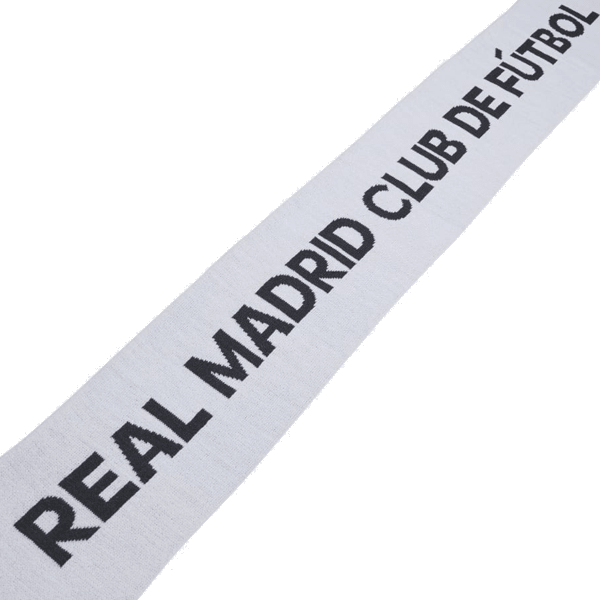 adidas Real Madrid Scarf 23/24 (White/Black) | SoccerWearhouse
