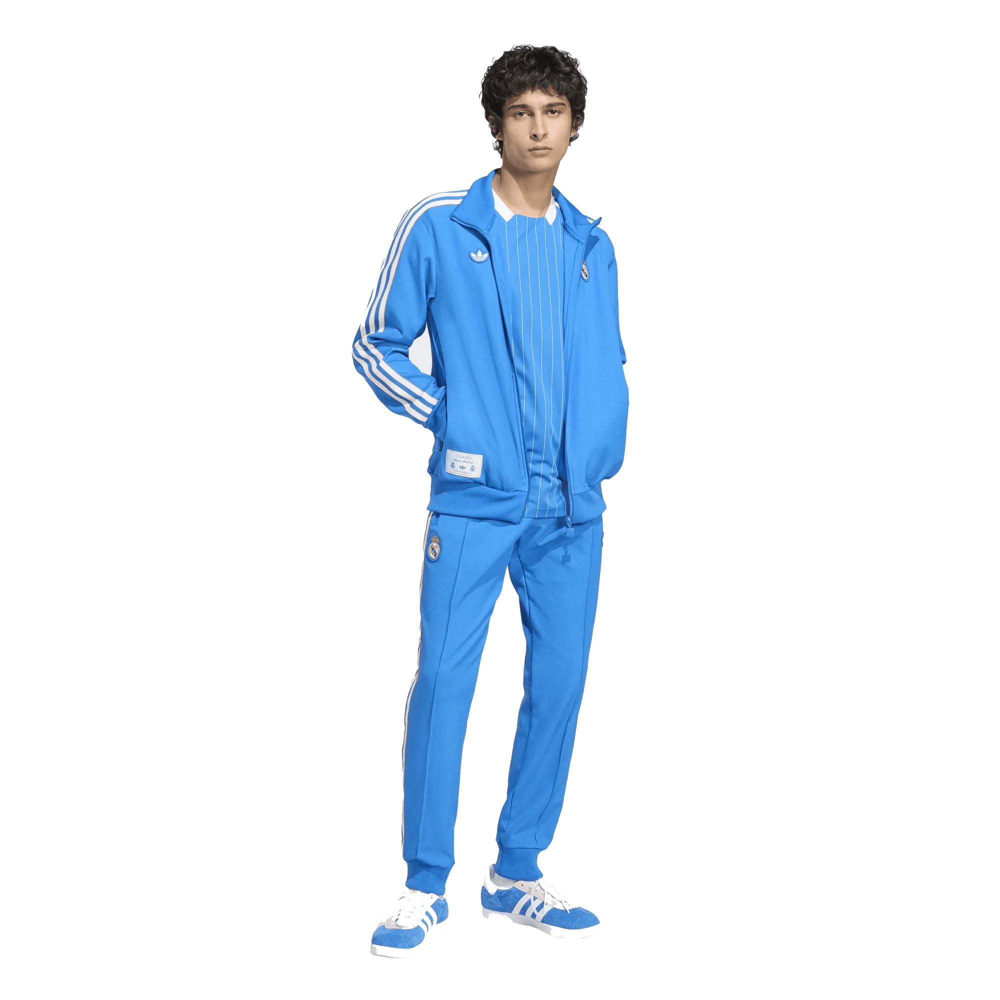  Real Madrid ジャージ Lサイズ ブルー　アディダス adidas Real Madrid Terrance Icon Track Top Jacket 25/26 (Blue/White)