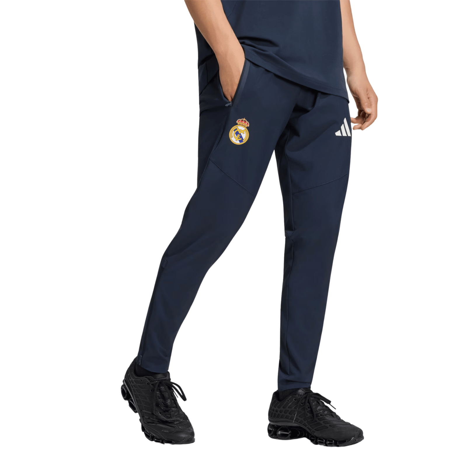 adidas Real Madrid Tiro Travel Pants 26/27 (Navy) | SoccerWearhouse
