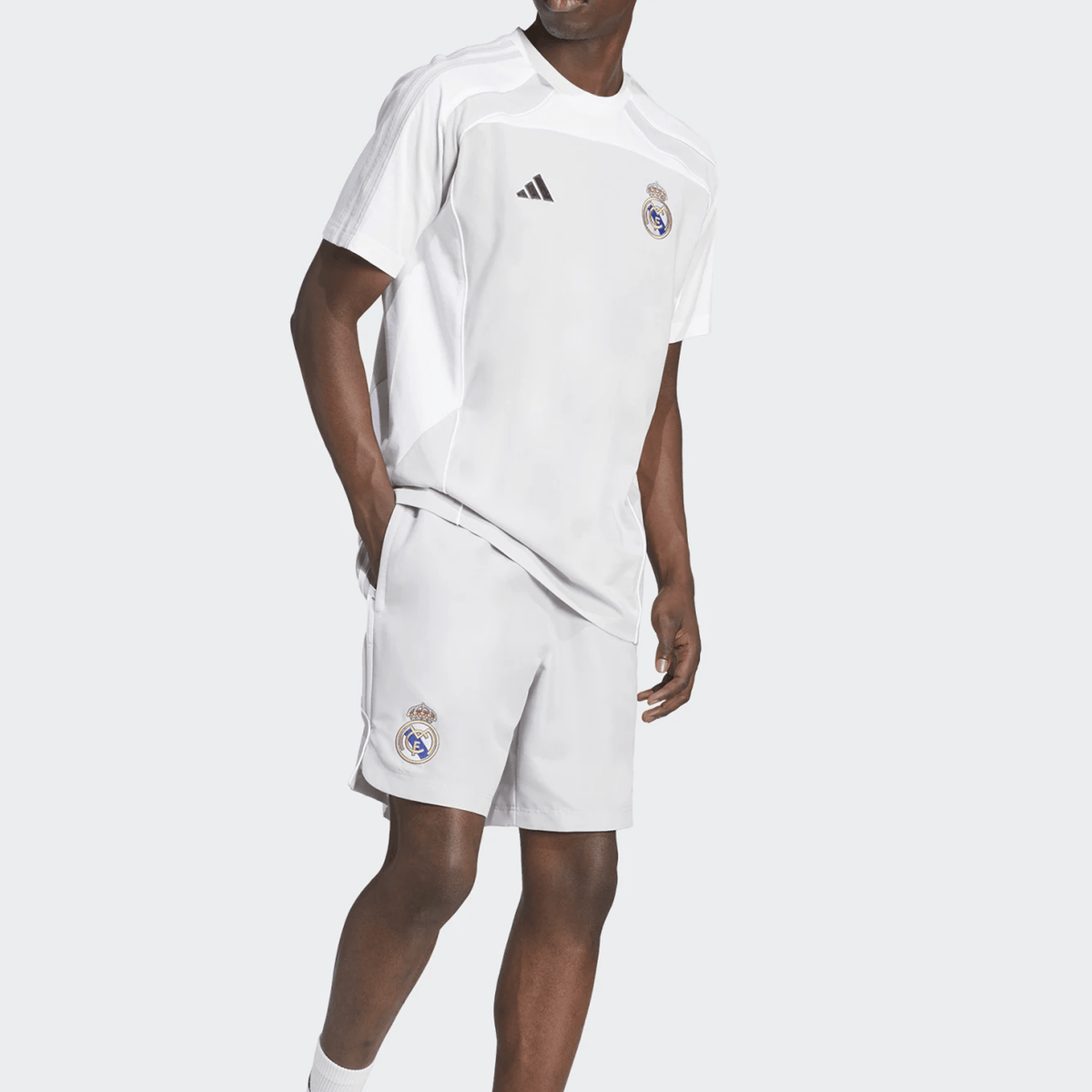 adidas Real Madrid UBP T-Shirt (Grey/White) | SoccerWearhouse