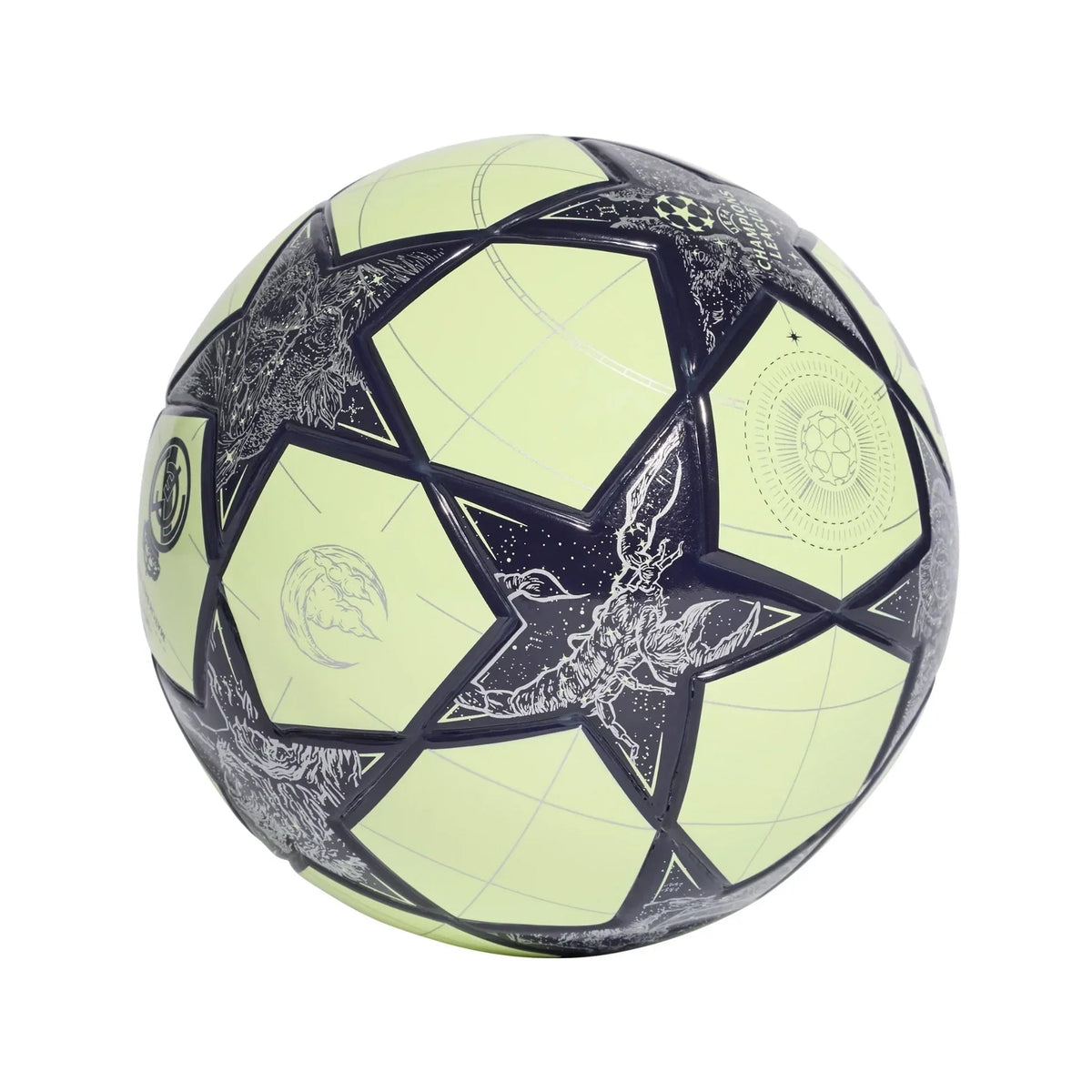 adidas Real Madrid UCL Mini Ball 25/26 (Lime/Silver Metallic) | SoccerWearhouse