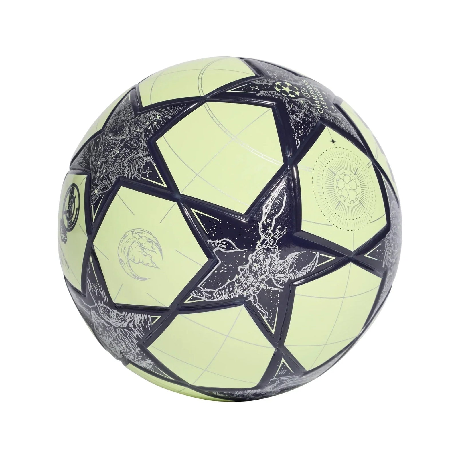 adidas Real Madrid UCL Mini Ball 25/26 (Lime/Silver Metallic) | SoccerWearhouse
