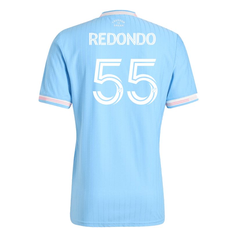adidas Redondo Inter Miami Authentic Third Jersey 25/26 (Blue/Pink) | SoccerWearhouse
