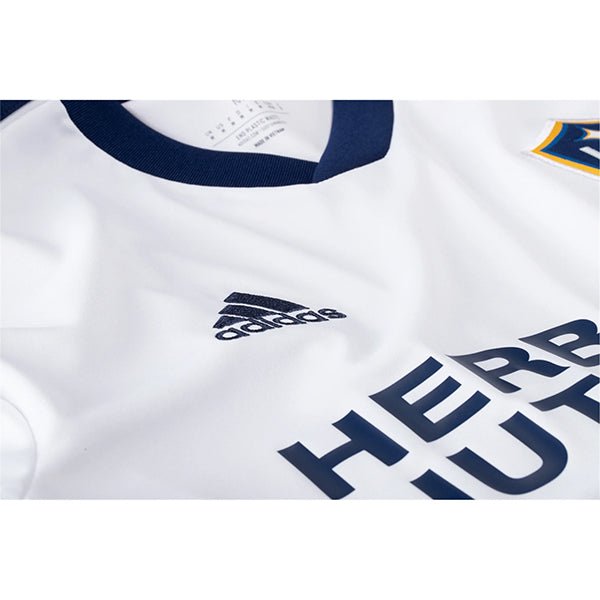 adidas Riqui Puig LA Galaxy Home Jersey 22/23 w/ Rose Bowl Game Emblem (White/Navy) | SoccerWearhouse