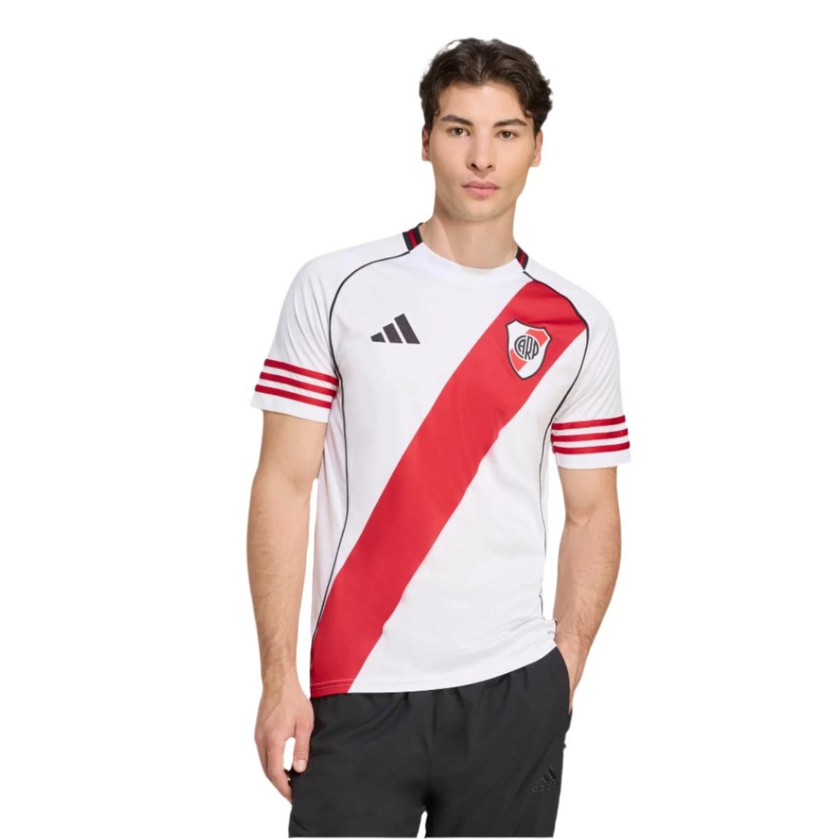 adidas River Plate 25/26 Home Jersey (White/Red) | SoccerWearhouse