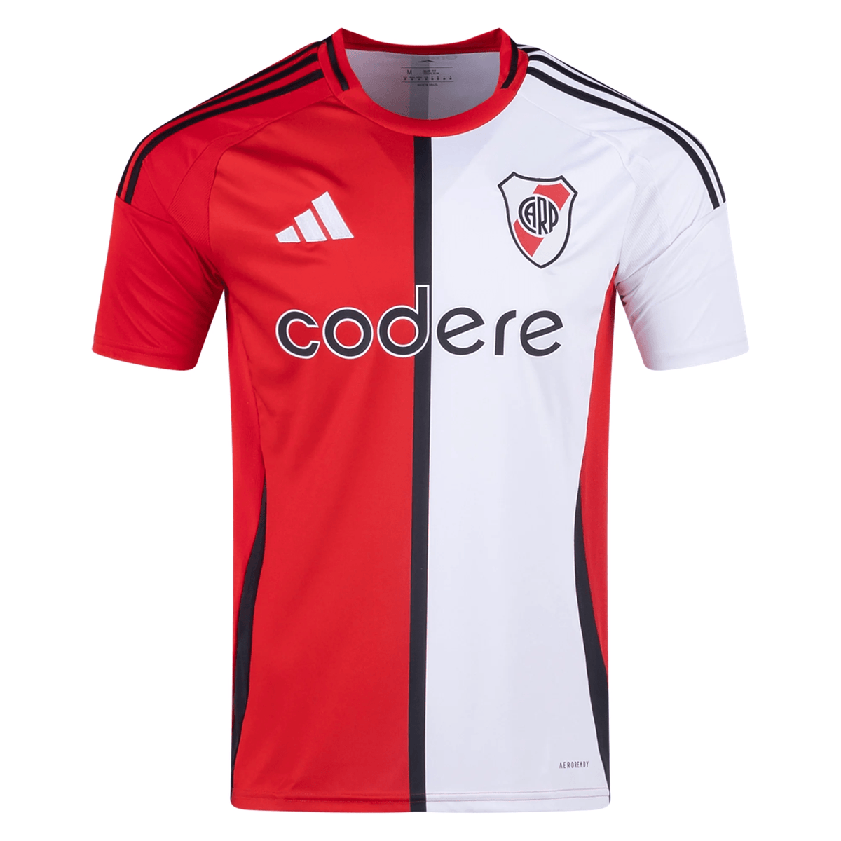 adidas River Plate Third Jersey 24/25 (White/Better Scarlet) | SoccerWearhouse