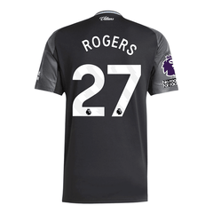 adidas Rogers Men's Aston Villa 25/26 Away Jersey w/ EPL + NRFR Patche