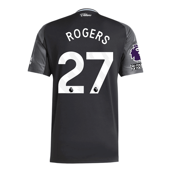 adidas Rogers Men's Aston Villa 25/26 Away Jersey w/ EPL + NRFR Patche