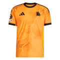 adidas Roma Away Jersey w/ Europa League Patches 25/26 (Orange/Black)