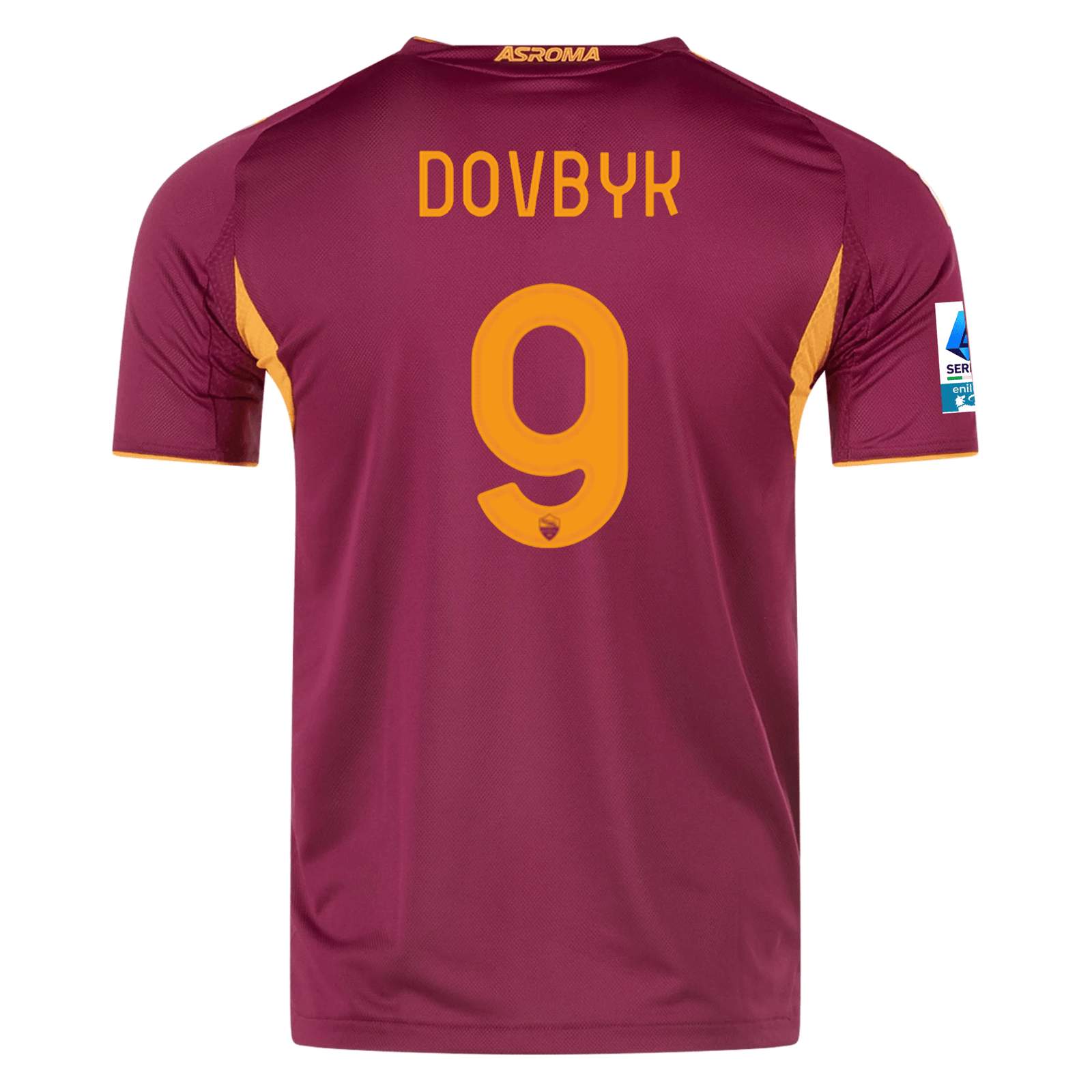 adidas Roma Authentic Artem Dovbyk Home Jersey w/ Serie A Patch 25/26 (Burgundy) | SoccerWearhouse
