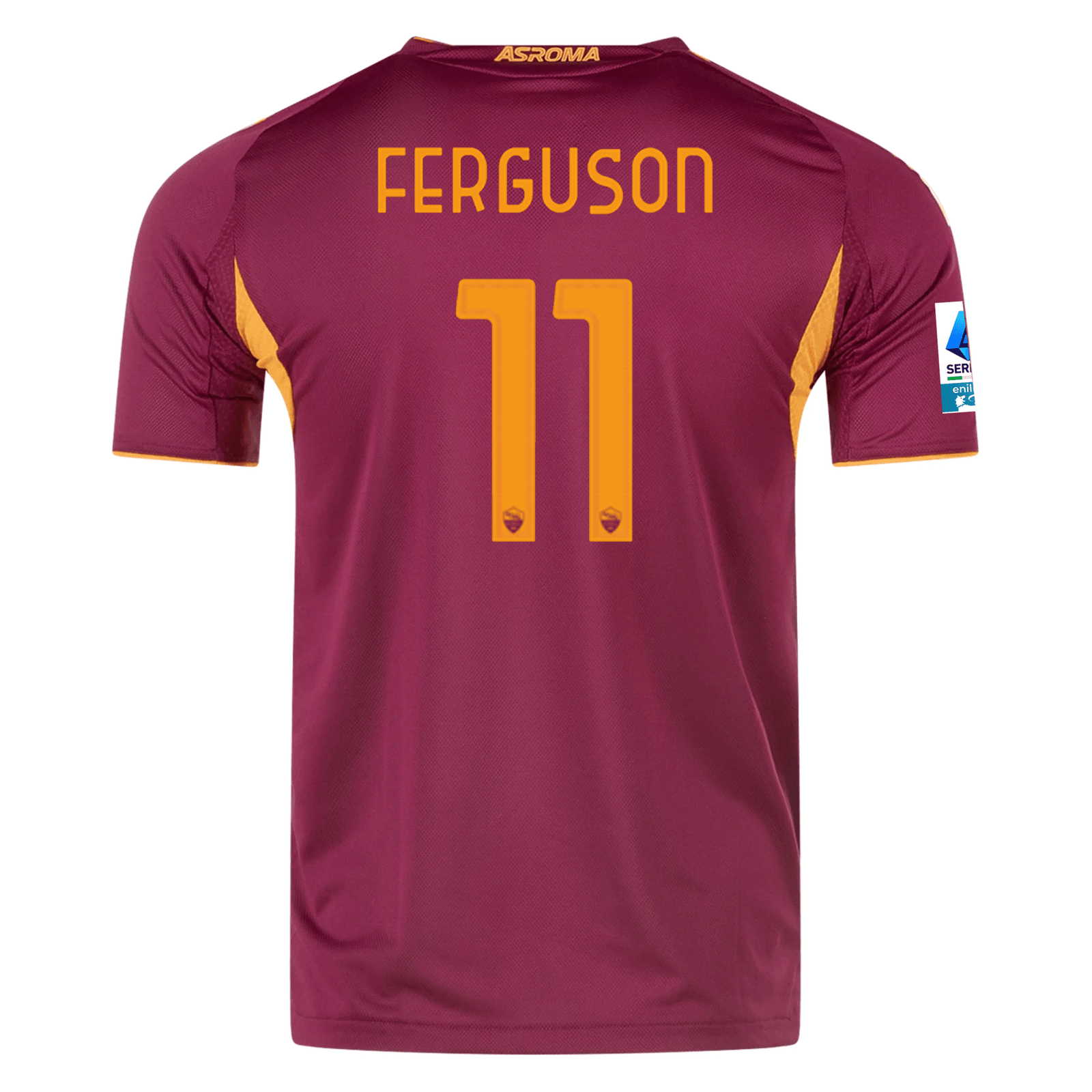 adidas Roma Authentic Evan Ferguson Home Jersey w/ Serie A Patch 25/26 (Burgundy) | SoccerWearhouse