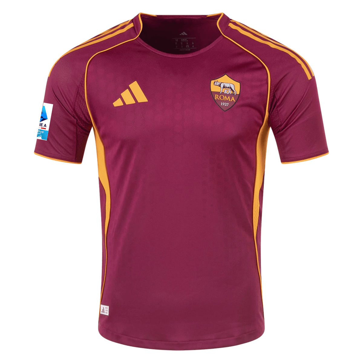 adidas Roma Authentic Konstantinos Tsimikas Home Jersey w/ Serie A Patch 25/26 (Burgundy) | SoccerWearhouse