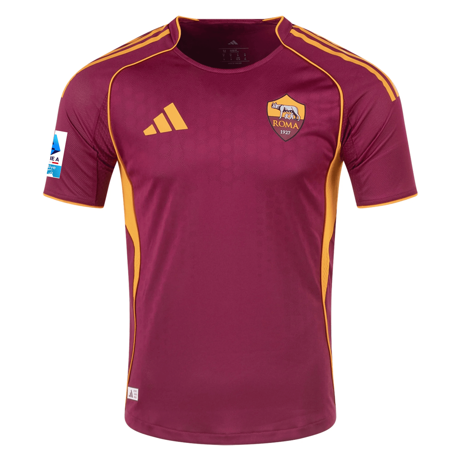 adidas Roma Authentic Konstantinos Tsimikas Home Jersey w/ Serie A Patch 25/26 (Burgundy) | SoccerWearhouse
