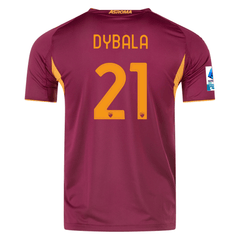 adidas Roma Authentic Paulo Dybala Home Jersey w/ Serie A Patch 25/26