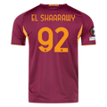 adidas Roma Authentic Stephan El Shaarawy Home Jersey w/ Europa League Patches 25/26 (Burgundy)