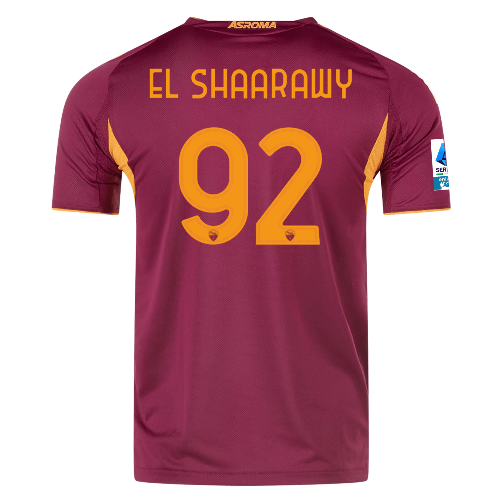adidas Roma Authentic Stephan El Shaarawy Home Jersey w/ Serie A Patch 25/26 (Burgundy) | SoccerWearhouse