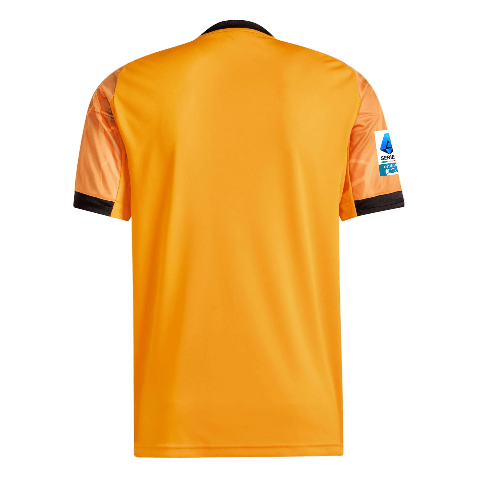 adidas Roma Away Jersey w/ Serie A Patch 25/26 (Orange/Black) | SoccerWearhouse