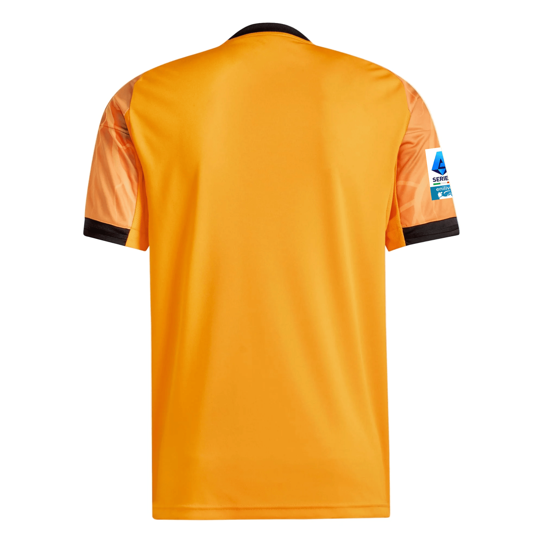 adidas Roma Away Jersey w/ Serie A Patch 25/26 (Orange/Black)