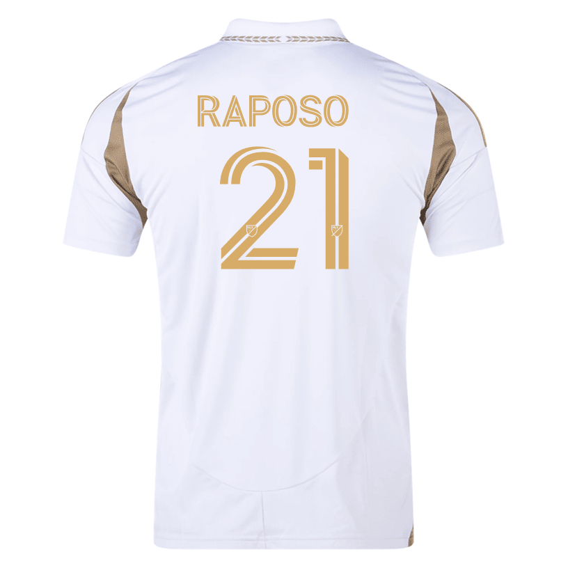 adidas Ryan Raposo LAFC Away Jersey 25/26 (White/Gold) | SoccerWearhouse