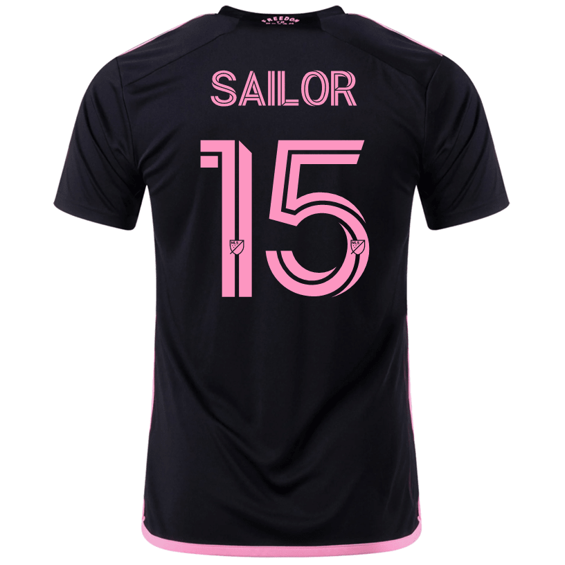 adidas Ryan Sailor Inter Miami Away Jersey 23/24 (Black/True Pink) | SoccerWearhouse