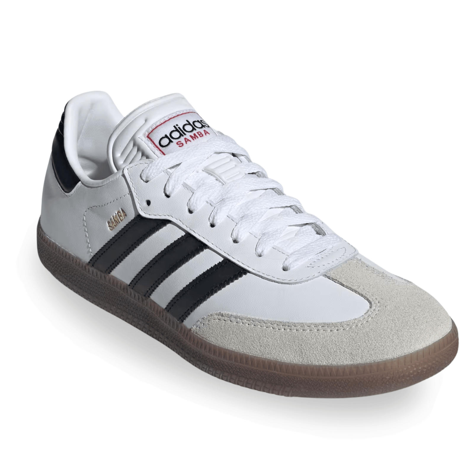 adidas Samba Soccer Shoes (White/Black/Red) | SoccerWearhouse