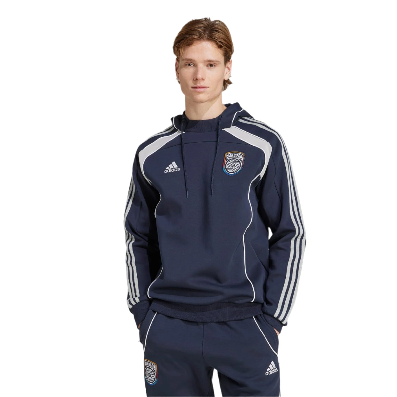 adidas San Diego 25/26 UBP Travel Hoodie (Night Navy) | SoccerWearhouse