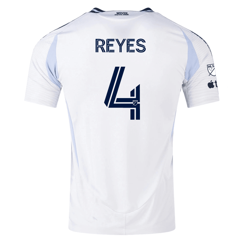 adidas San Diego FC Authentic Andres Reyes Away Jersey 25/26 w/ MLS &amp; Apple Patch (White) | SoccerWearhouse