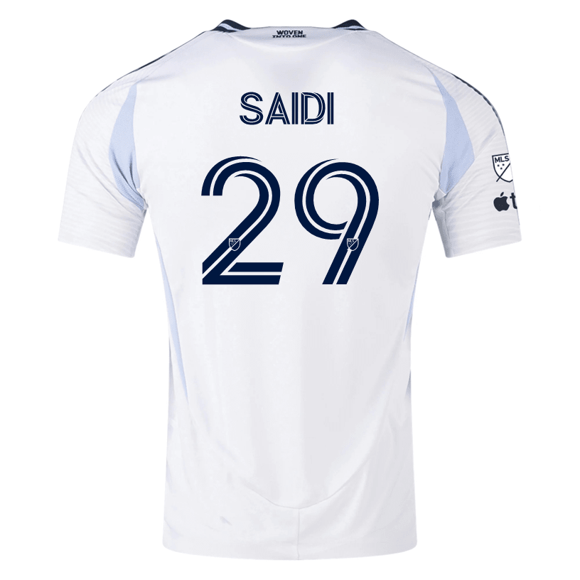 adidas San Diego FC Authentic Anisse Saidi Away Jersey 25/26 w/ MLS & Apple Patch (White) | SoccerWearhouse