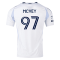 adidas San Diego FC Authentic Christopher McVey Away Jersey 25/26 w/ MLS & Apple Patch (White)
