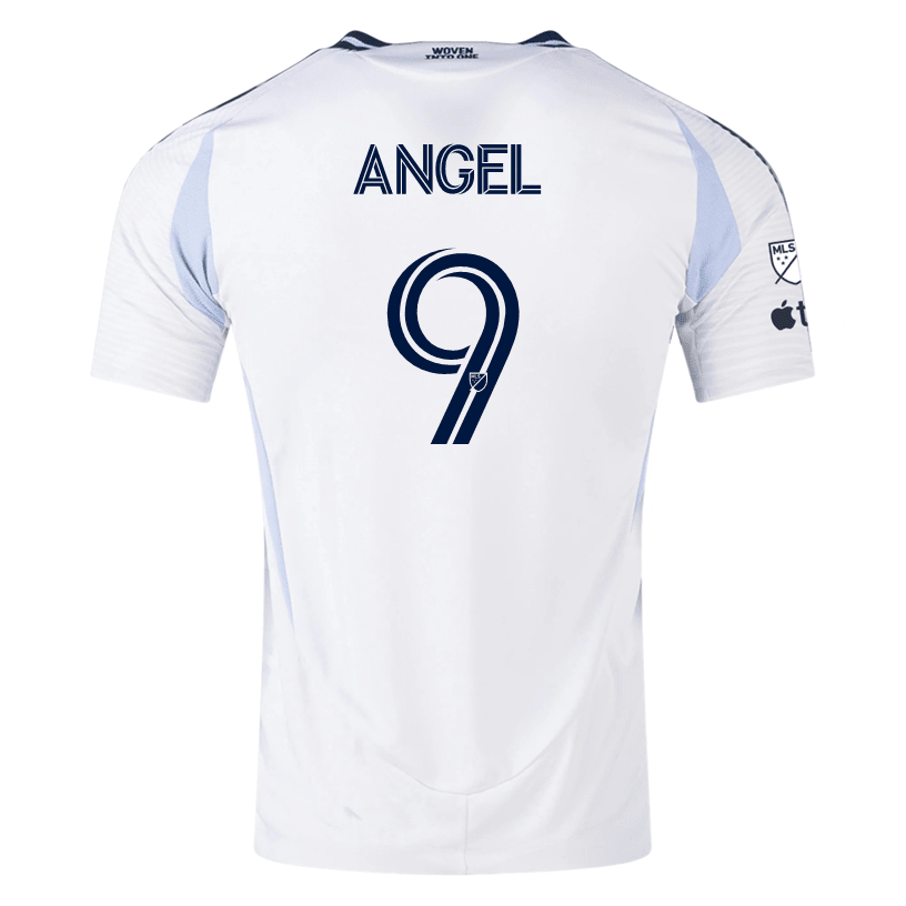 adidas San Diego FC Authentic Tomás Ángel Away Jersey 25/26 w/ MLS &amp; Apple Patch (White) | SoccerWearhouse
