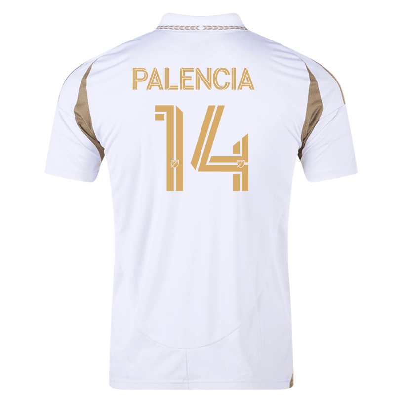 adidas Sergi Palencia LAFC Away Jersey 25/26 (White/Gold) | SoccerWearhouse