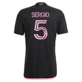adidas Sergio Busquets Inter Miami Away Jersey 23/24 (Black/True Pink)