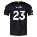adidas Shaw Men's Manchester United Authentic Third Jersey 25/26 w/ NRFR + EPL Patches (Black)