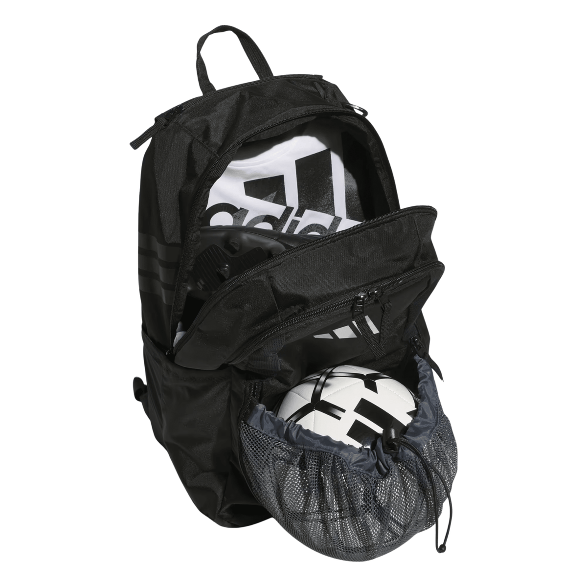 adidas Stadium 4 Soccer Backpack (Black) | SoccerWearhouse