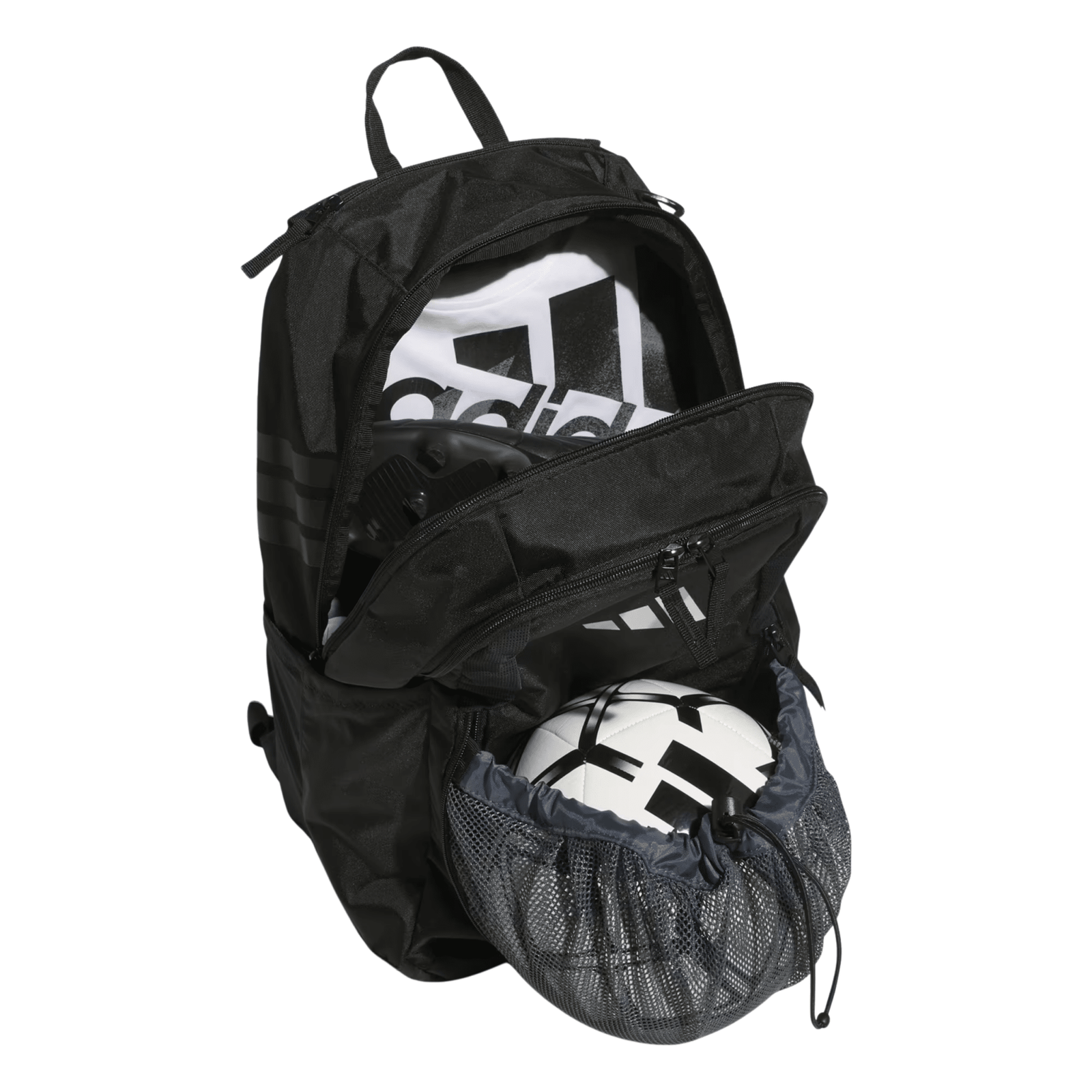 adidas Stadium 4 Soccer Backpack (Black) | SoccerWearhouse