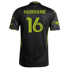 adidas Taha Habroune Columbus Crew Authentic Away Jersey w/ MLS Patche