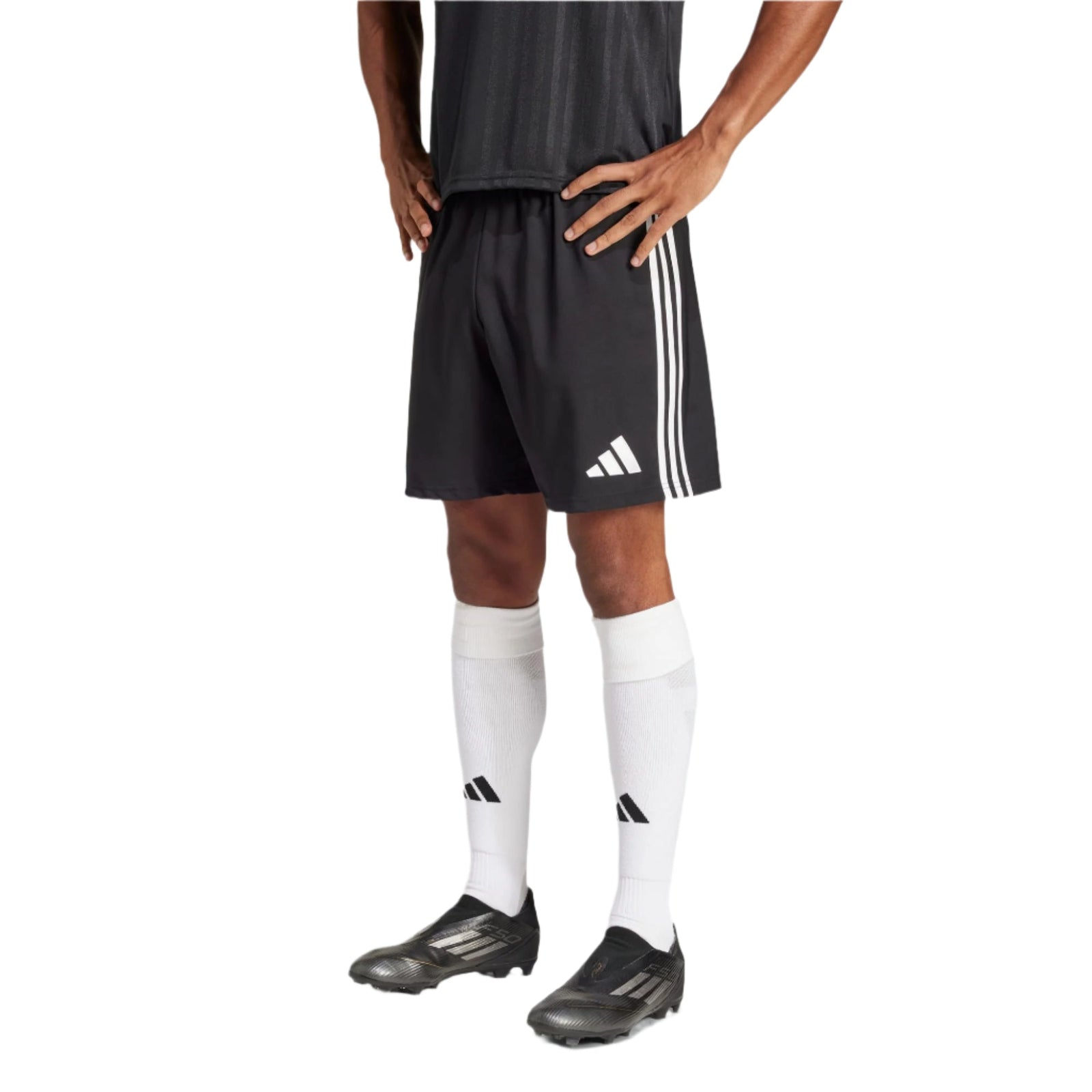 adidas Tastigo 25 Soccer Short (Black/White) | SoccerWearhouse
