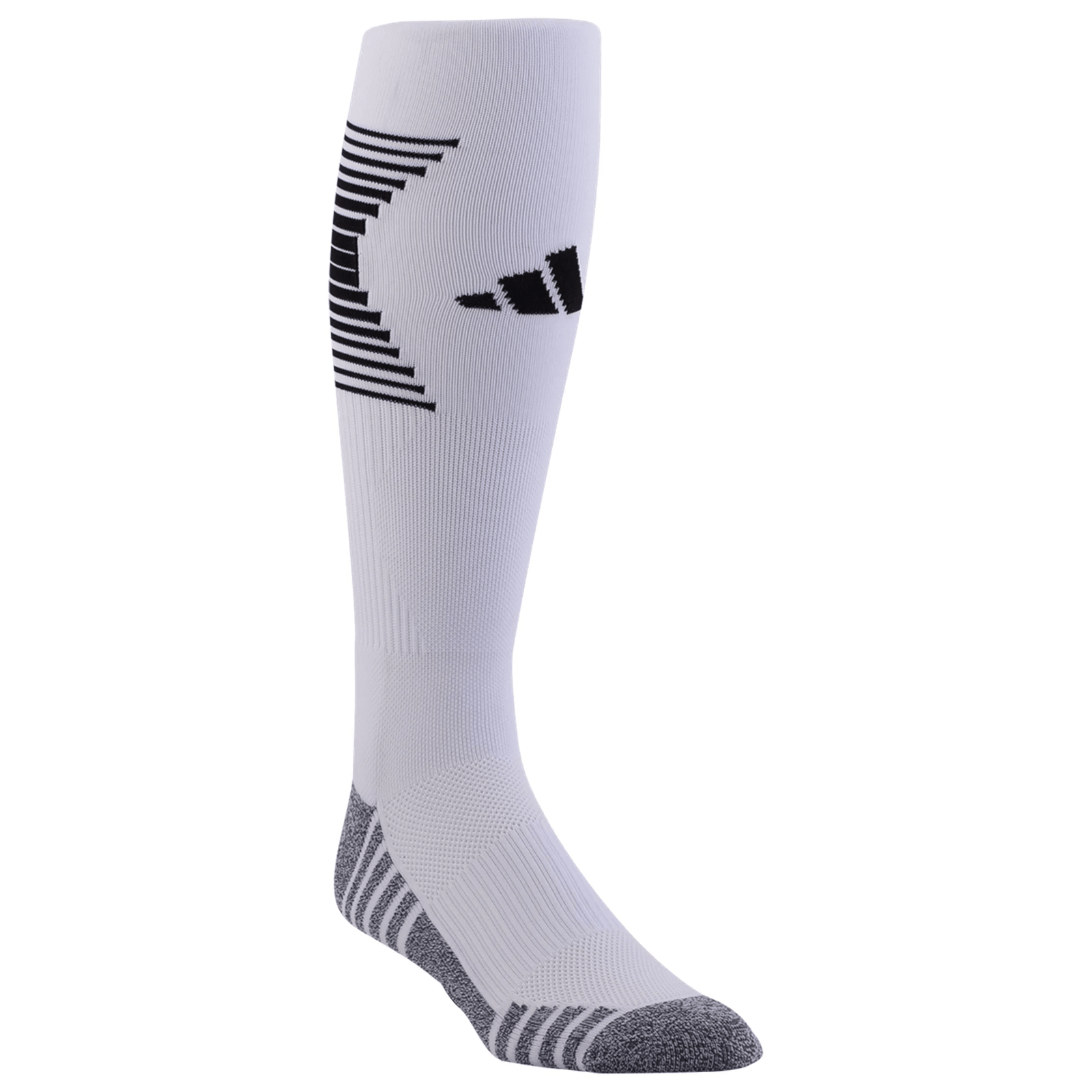 adidas Team Speed 4 OTC Sock (White/Black) | SoccerWearhouse
