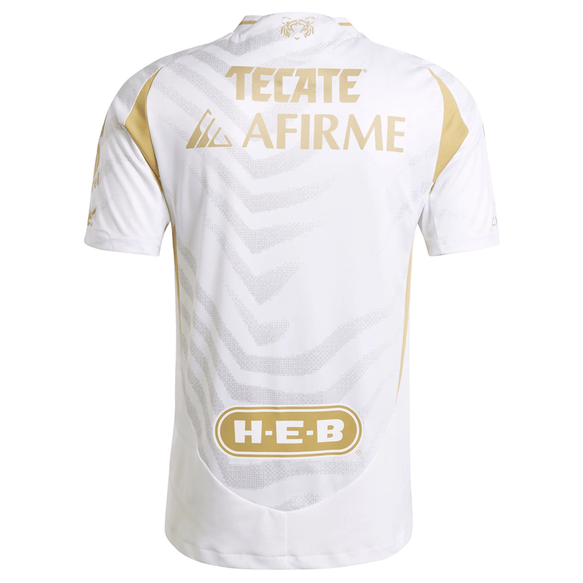 adidas Tigres Authentic Third Jersey 24/25 (White/Gold) | SoccerWearhouse
