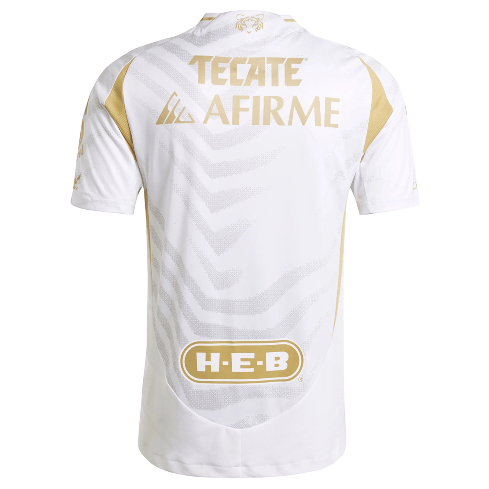 adidas Tigres Authentic Third Jersey 24/25 (White/Gold) | SoccerWearhouse