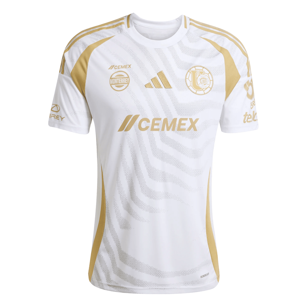 adidas Tigres Third Jersey 24/25 (White/Gold) | SoccerWearhouse