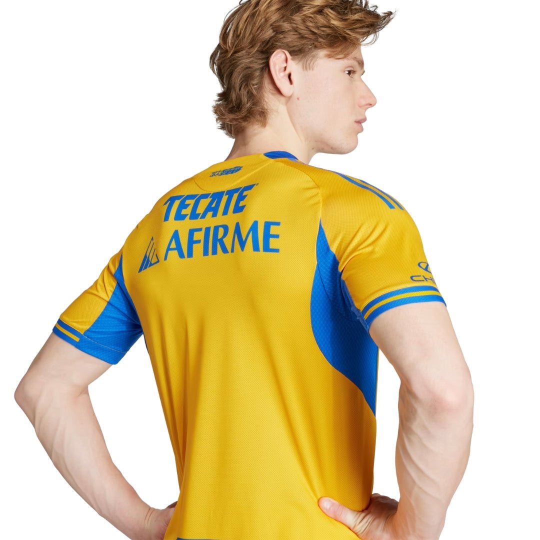 adidas Tigres UANL 25/26 Authentic Home Jersey (Gold/Blue) | SoccerWearhouse