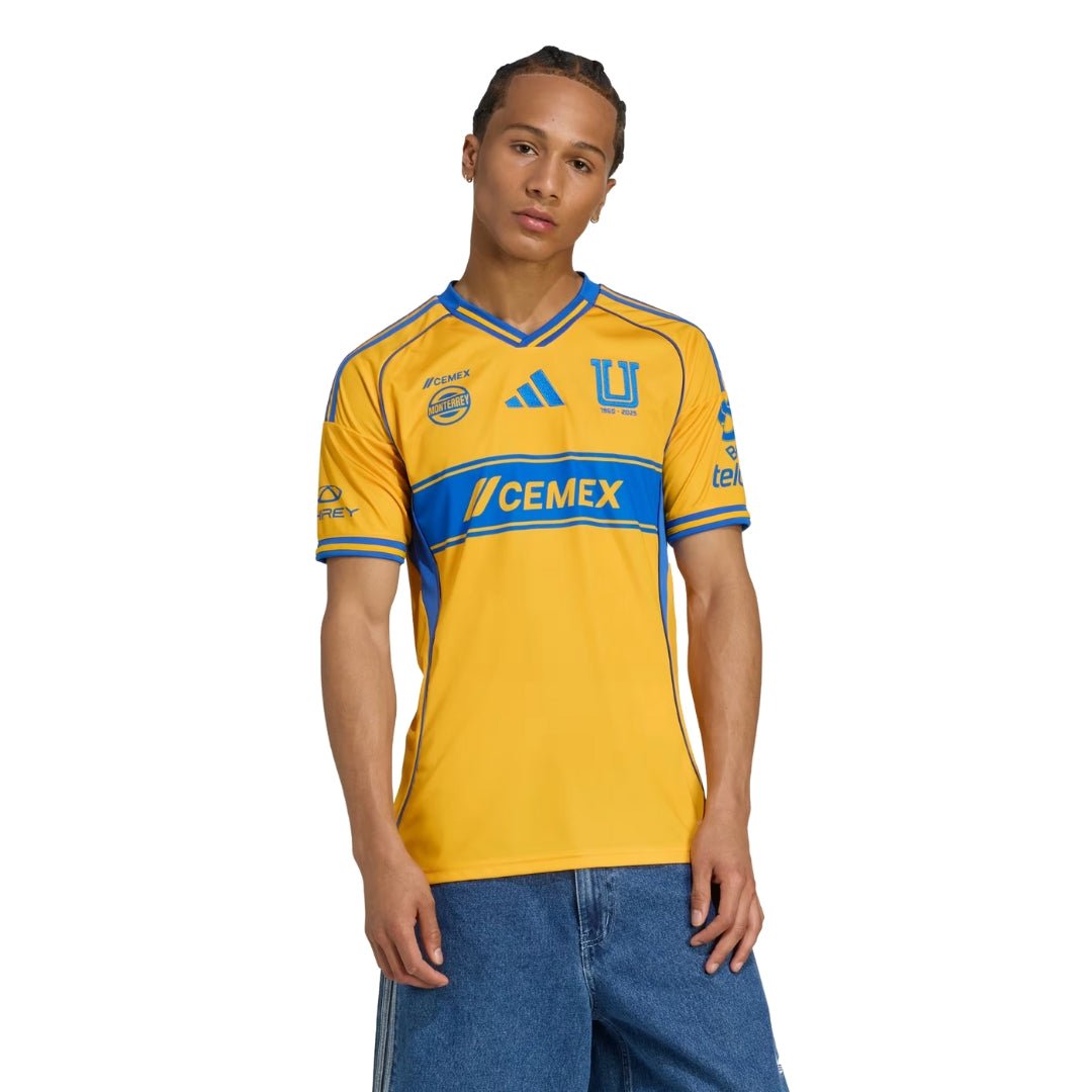 adidas Tigres UANL 25/26 Home Jersey (Gold/Blue) | SoccerWearhouse