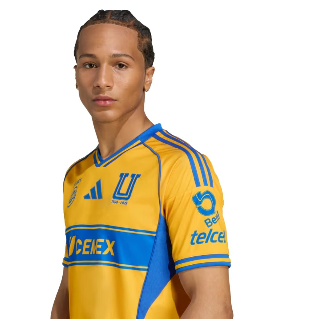 adidas Tigres UANL 25/26 Home Jersey (Gold/Blue) | SoccerWearhouse