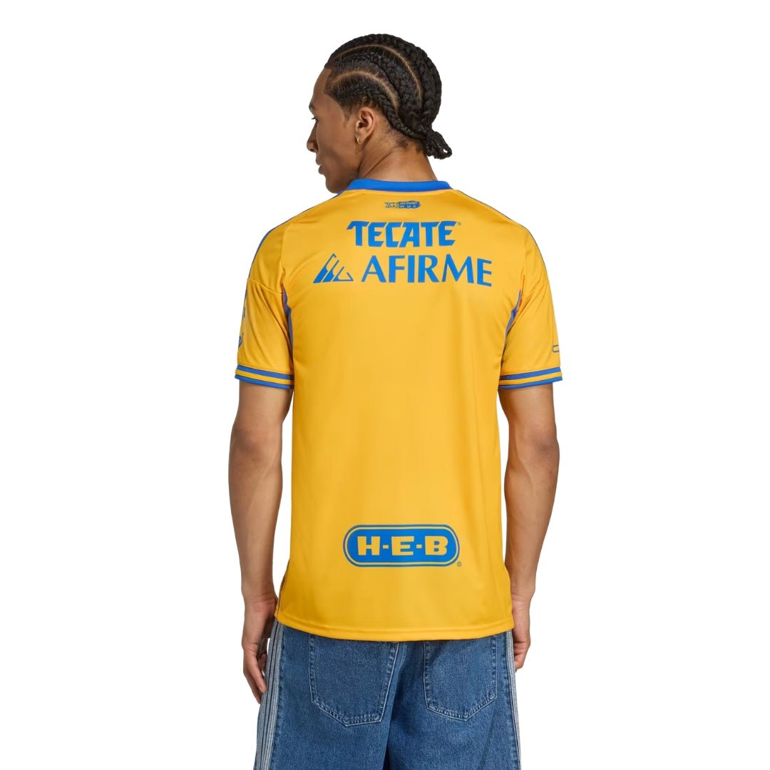 adidas Tigres UANL 25/26 Home Jersey (Gold/Blue) | SoccerWearhouse