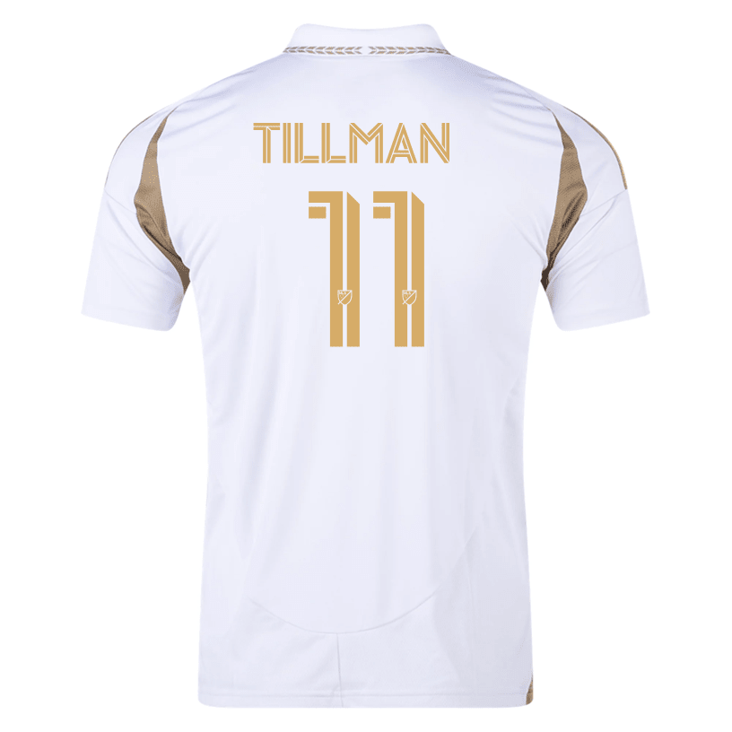 adidas Timothy Tillman LAFC Away Jersey 25/26 (White/Gold) | SoccerWearhouse