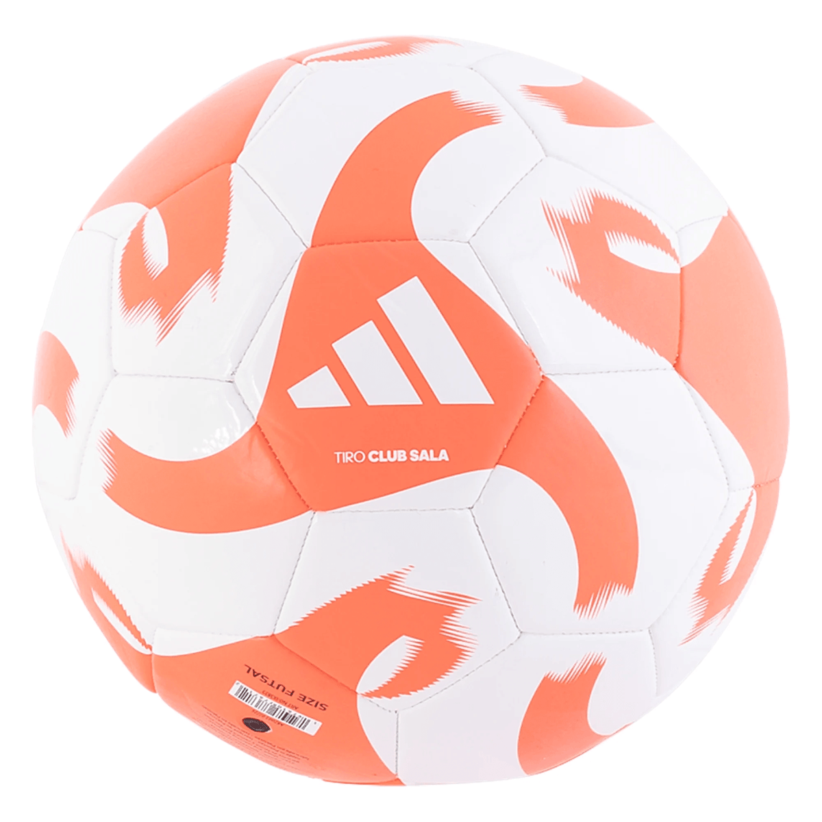 adidas Tiro Club Sala Ball (White/Solar Red) | SoccerWearhouse