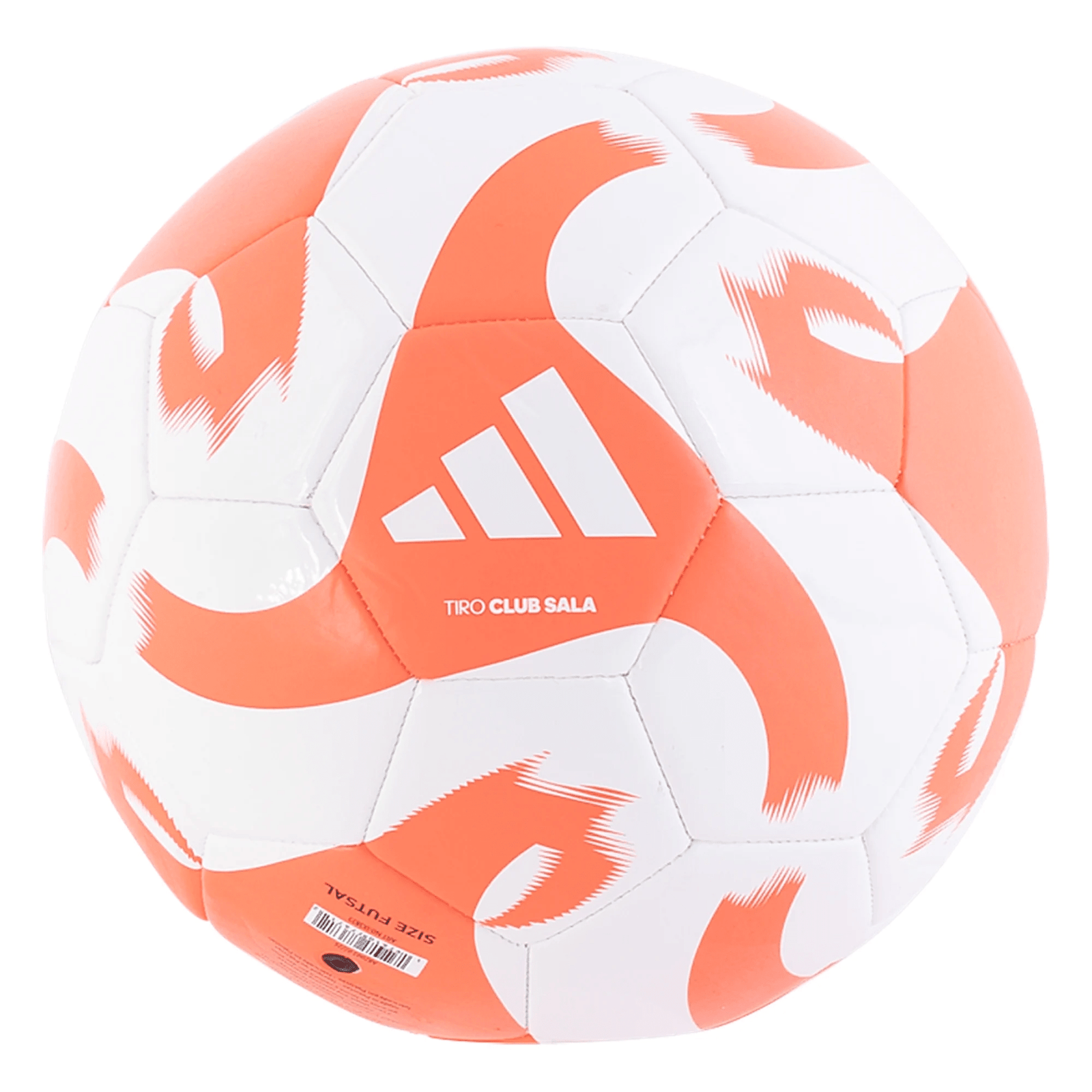adidas Tiro Club Sala Ball (White/Solar Red) | SoccerWearhouse